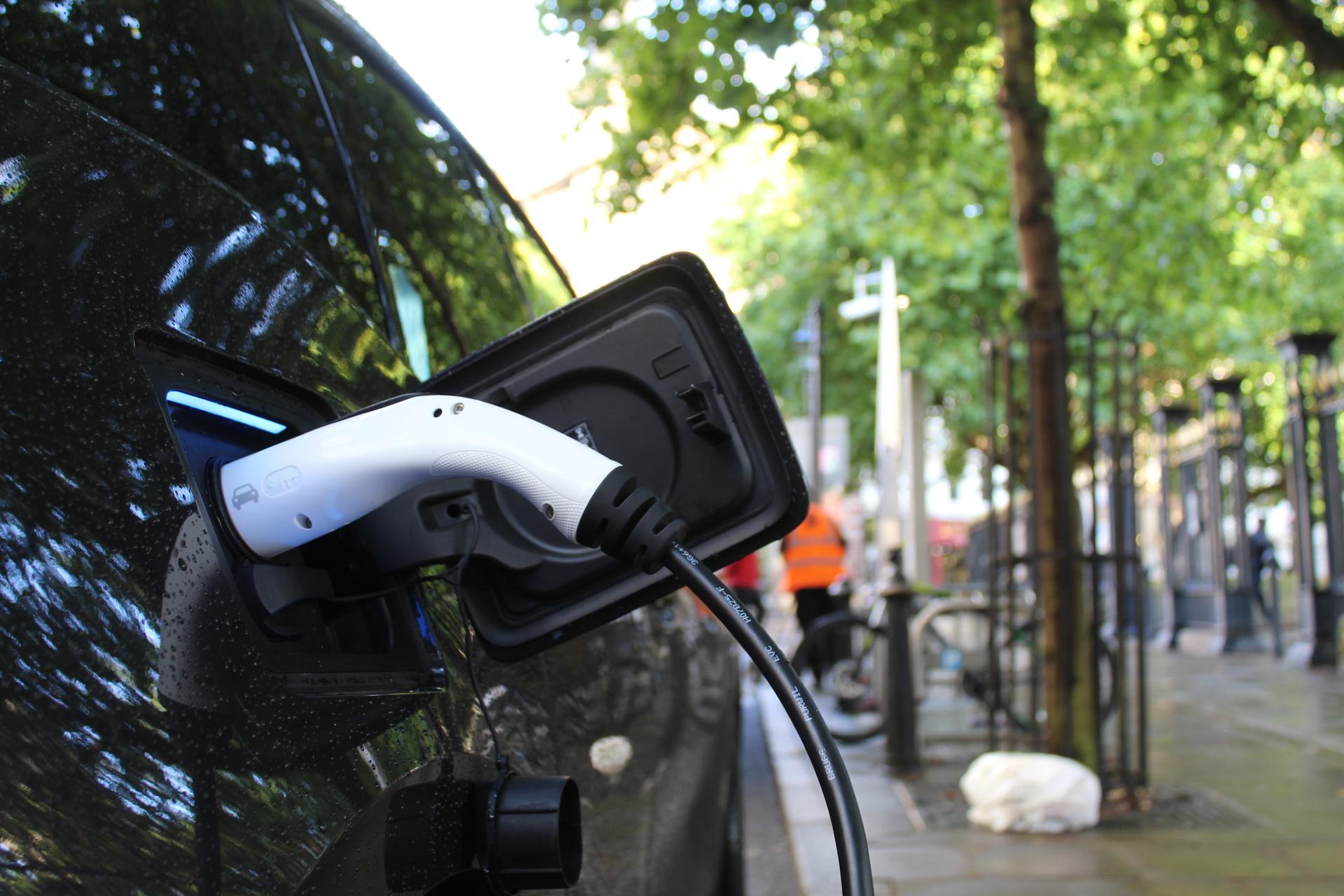 Photo of EV charging an electric video