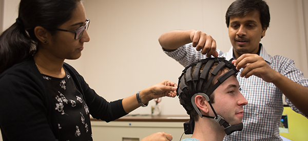 S&T students use EEG headsets like the one pictured to track the marketing interests of consumers.