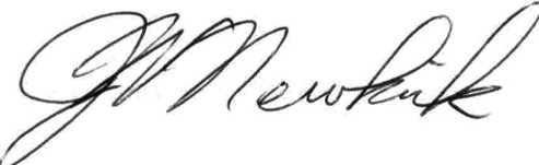 Joe Newkirk signature