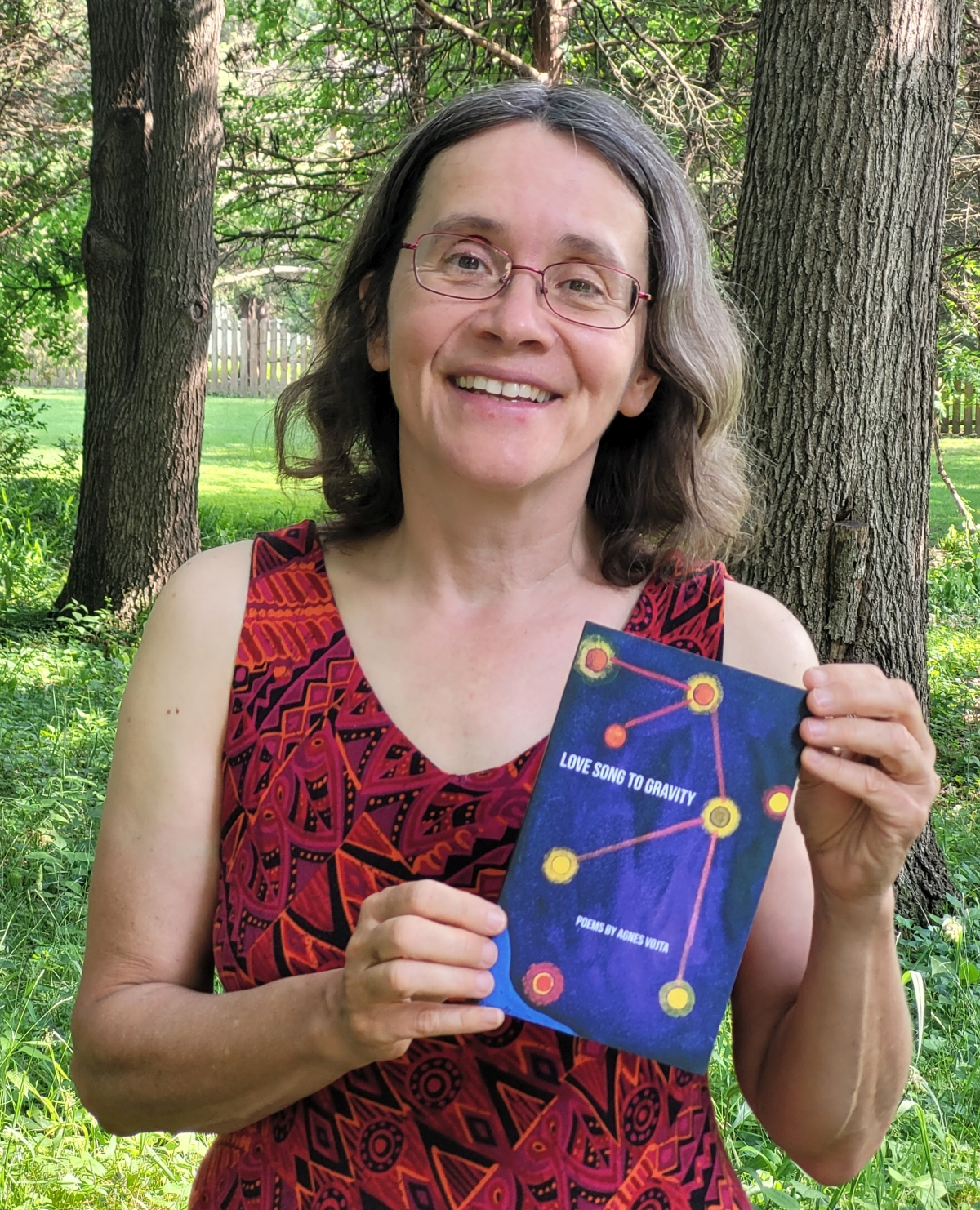 Dr. Vojta with her new book. 