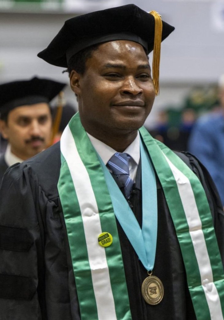 Ademola Adesokan, first I&E Fellow graduate at Missouri S&T.