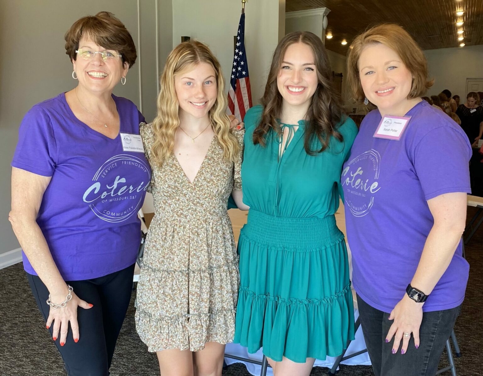 Gina Valente-Khayat, Molly Fitzgerald, Abigail Richner and Sarah Potter