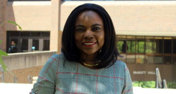 Francisca Oboh-Ikuenobe, professor of geology and geophysics, was recognized for her contributions to Missouri S&T and to the field of paleontology