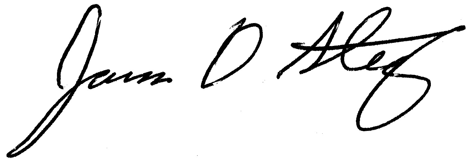 Signed James D. Sterling
