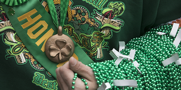 The St. Patrick's Day Parade through downtown Rolla.