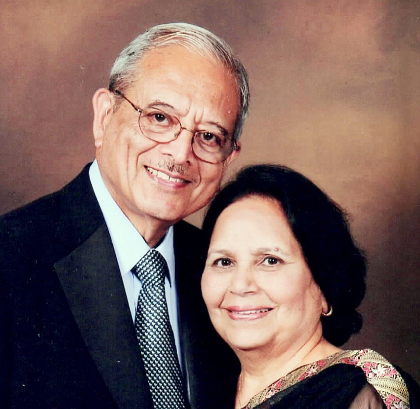 Dr. Asha Marwaha and her husband, Dr. Raj Marwaha