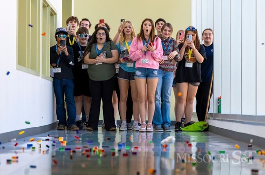 Students at a S&T summer camp. 